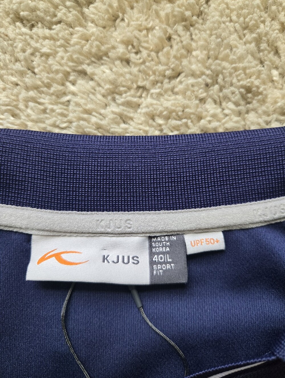 Kjus Sleeveless Polo Womens L V Neck Navy Blue Upf 50 Outdoor Golf - Picture 6 of 10